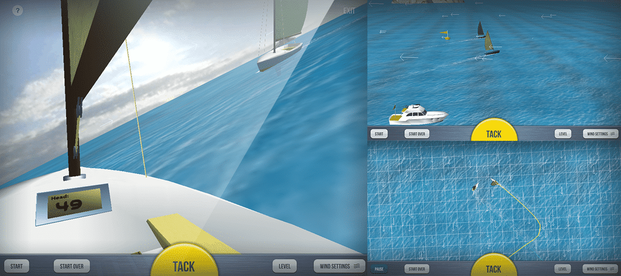 Sailboat Racing: Multiple Navigational Perspectives