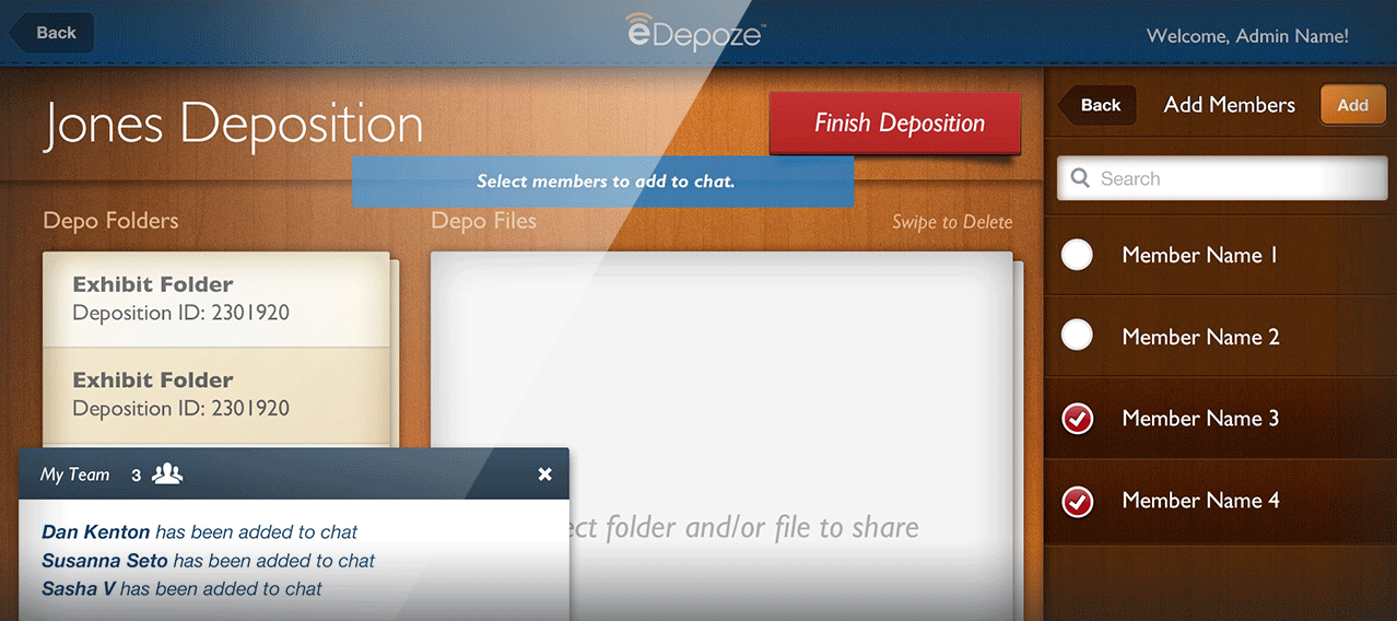 eDepoze: Message System