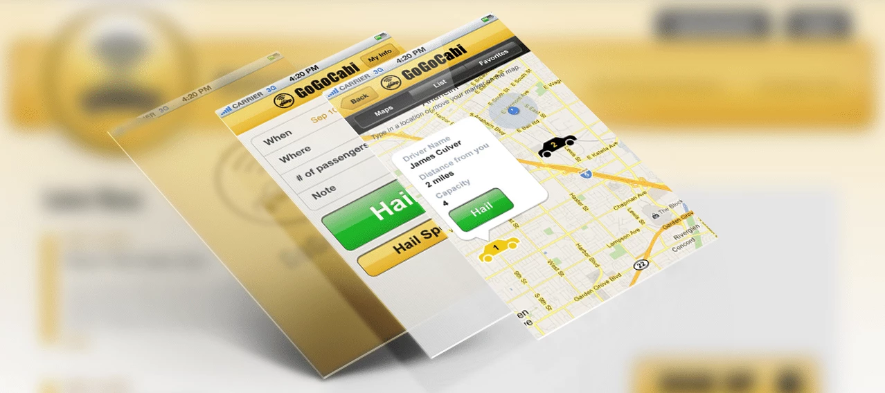 GoGoCabi iOS App
