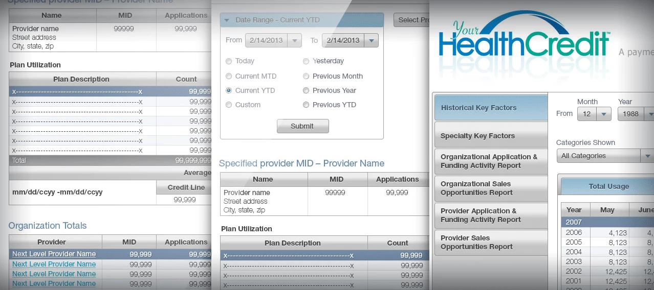 Your Health Credit Database