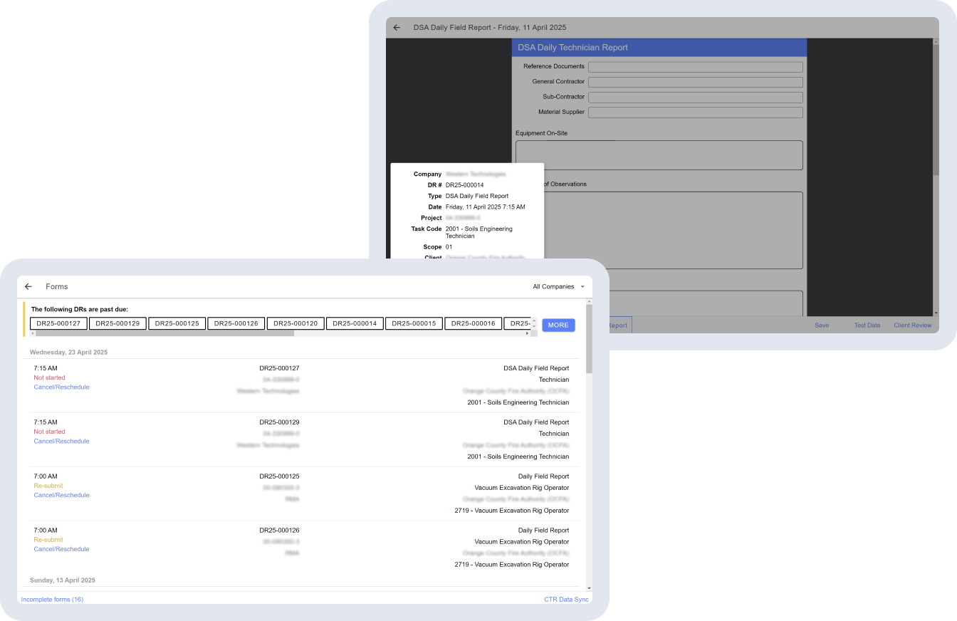 Construction Quality Control Software Modernization for RMA
