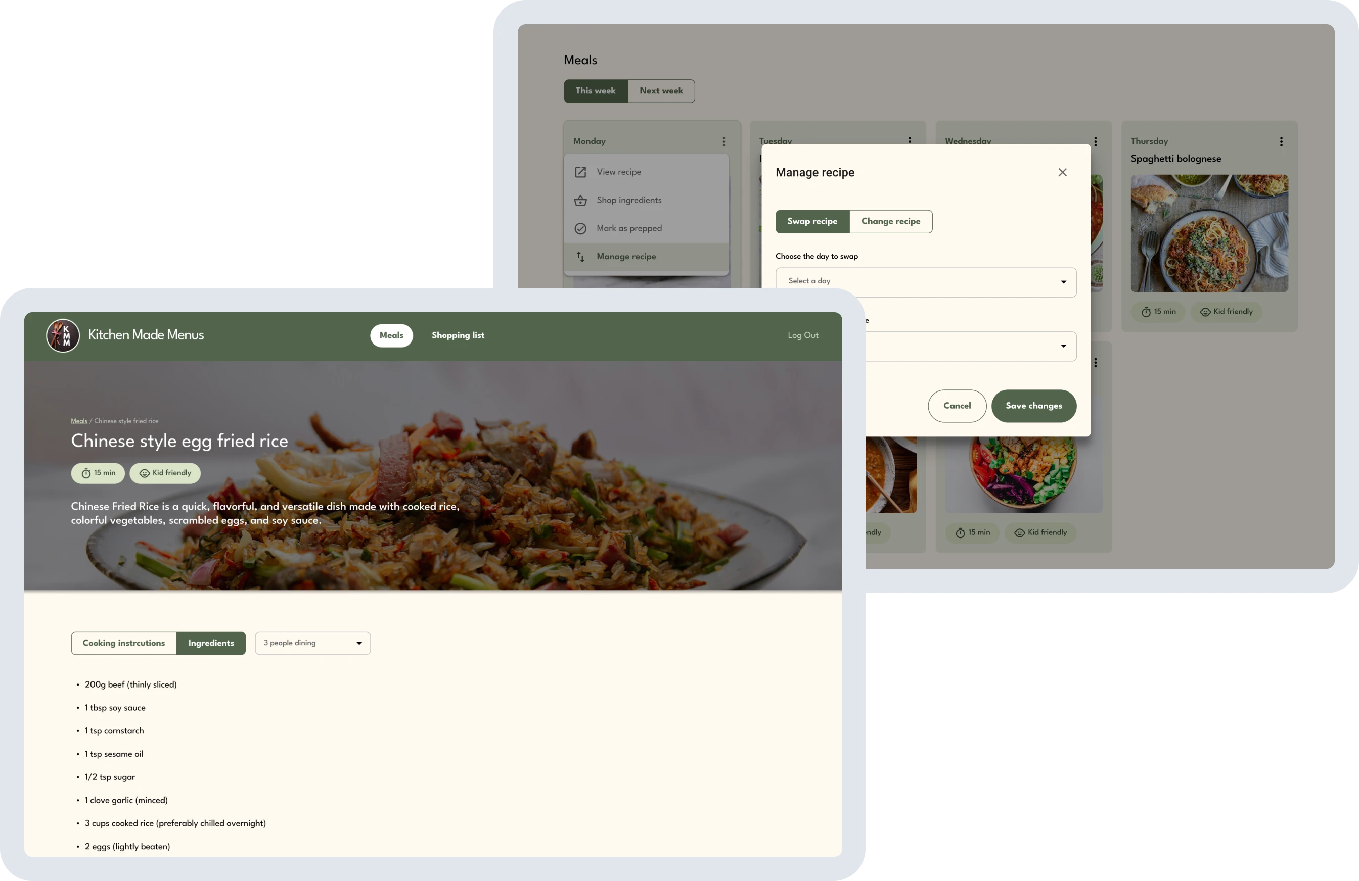 Subscription-Based Meal Planning Platform