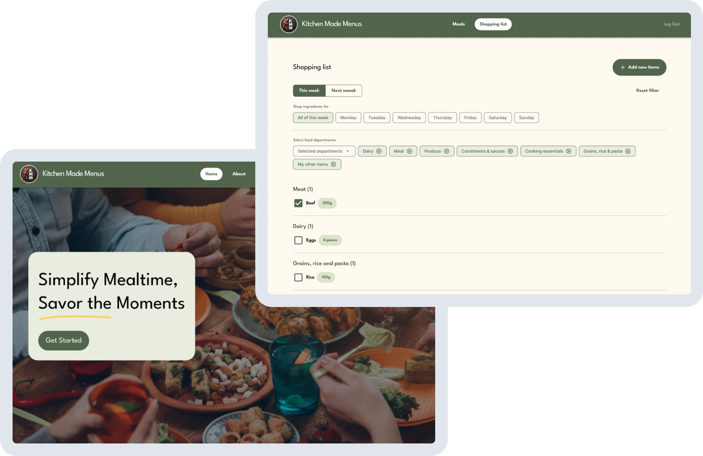 Subscription-Based Meal Planning Platform