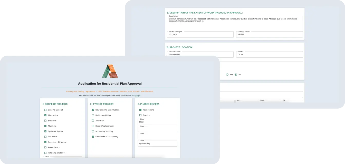 City Building Permit & Inspection Software