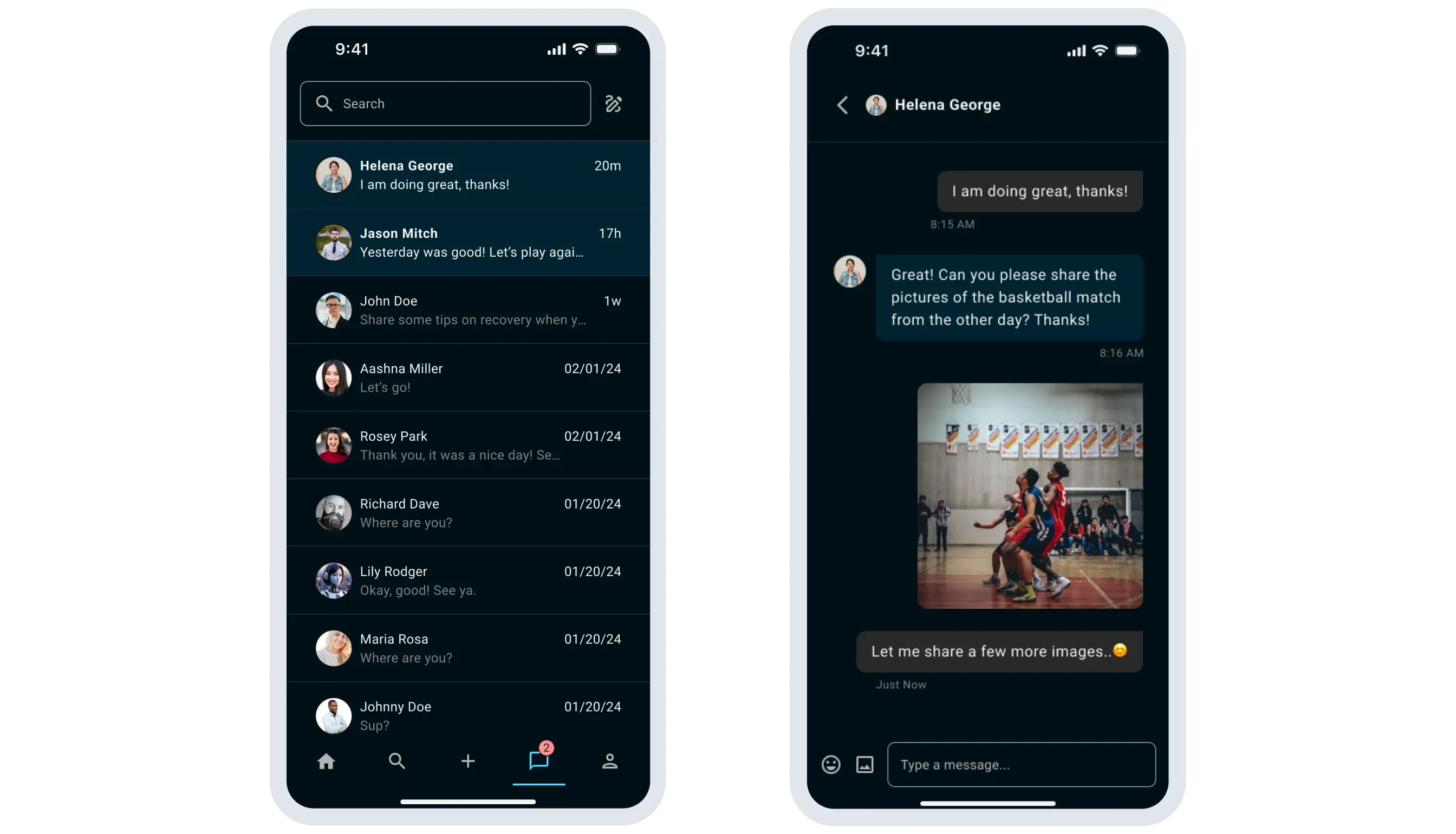 Social Networking Mobile App for Injured Athletes